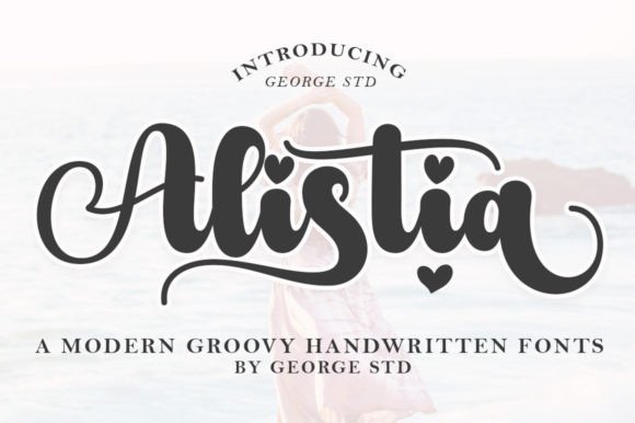 Alistia Font: A Bold Script Typeface for Modern Web Design
