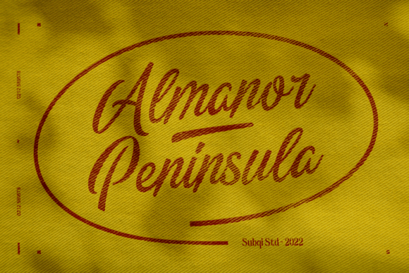 Almanor Peninsula: A Display Font for Digital Identity