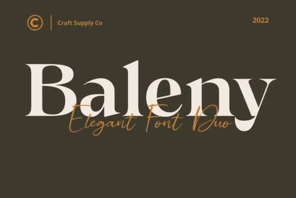 Baleny Duo: An Elegant Font for Building Your Brand Identity