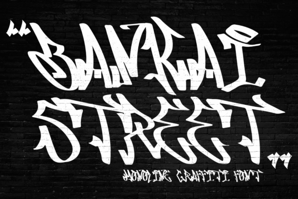 Bankai Street: A Modern Display Font for Digital Projects