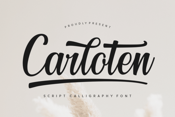 Carloten: An Authentically Calligraphic Font for Editorial Mood