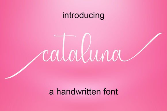 Cataluna: The Handwritten Font That Adds Crafted Charm