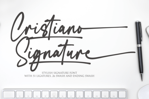 Crafting Elegance with the Cristiano Signature Font