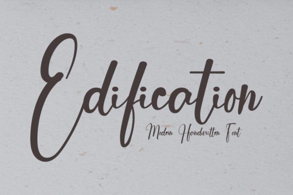 Edification: A Handwritten Font for Modern Campaigns