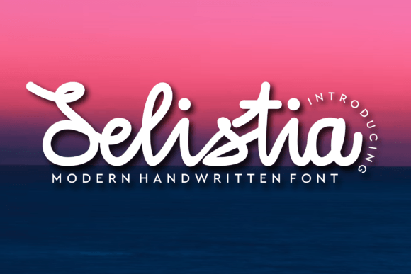Elevate Your Campaigns with Selistia: A Premium Handwritten Font