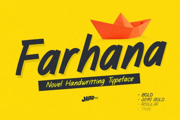 Farhana: A Handwritten Font for Personalizing Your Business Brand