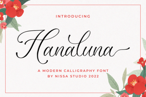 Hanaluna: A Script Font That Speaks with a Whisper