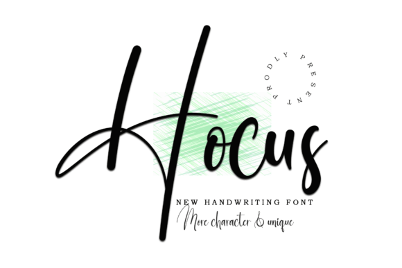 Hocus: A Script Font for Editorial Elegance