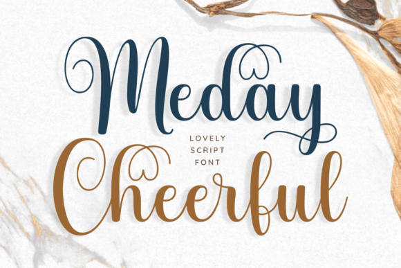 Meday Cheerful: A Script Font for Engaging Digital Content