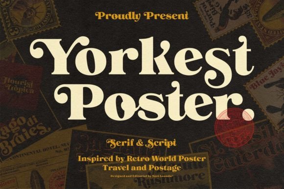 Ns Yorkest Poster: A Font for Crafters Telling Stories