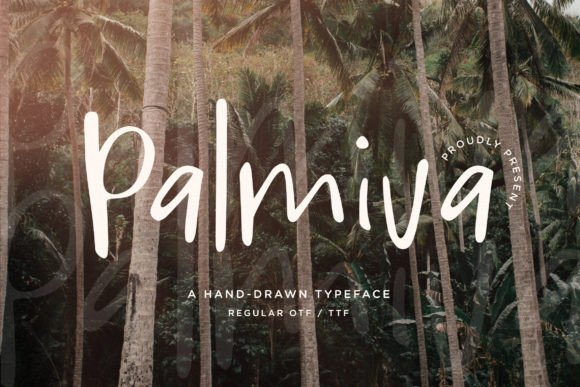 Palmiva: A Hand-Drawn Font for Authentic Marketing
