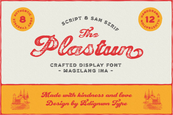 Plastun: A Vintage Font for Editorial Mood and Identity