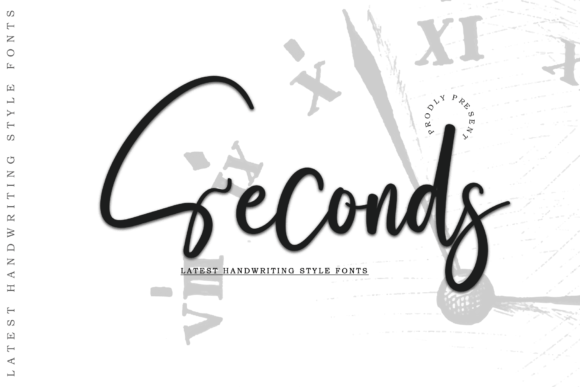 Seconds: A Script Font Designed for Real-World Projects