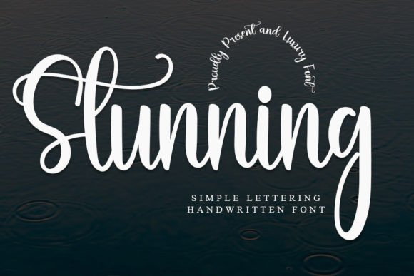 Stunning: A Handwritten Font for Eye-Catching Campaigns