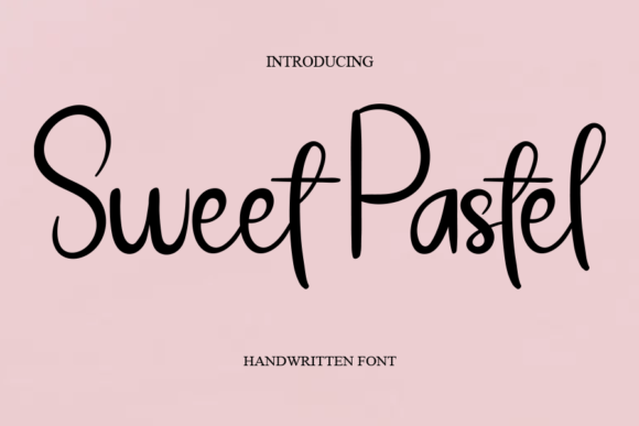Sweet Pastel: A Modern Script Font for Scroll-Stopping Visuals