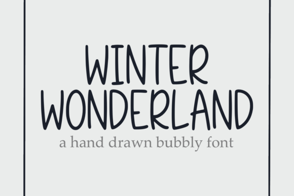 Winter Wonderland: A Playful Handwritten Font for Creative Projects
