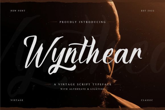 Wynthear: A Vintage Script Font for Your Crafting Business