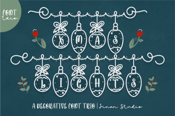Xmas Lights Trio: A Warm and Modern Font for Web Design